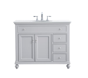 Elegant Lighting - VF12342GR-VW - Single Bathroom Vanity - Otto - Grey