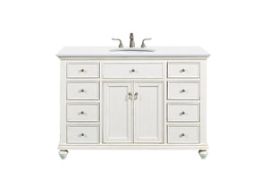 Elegant Lighting - VF12348AW-VW - Single Bathroom Vanity - Otto - Antique White