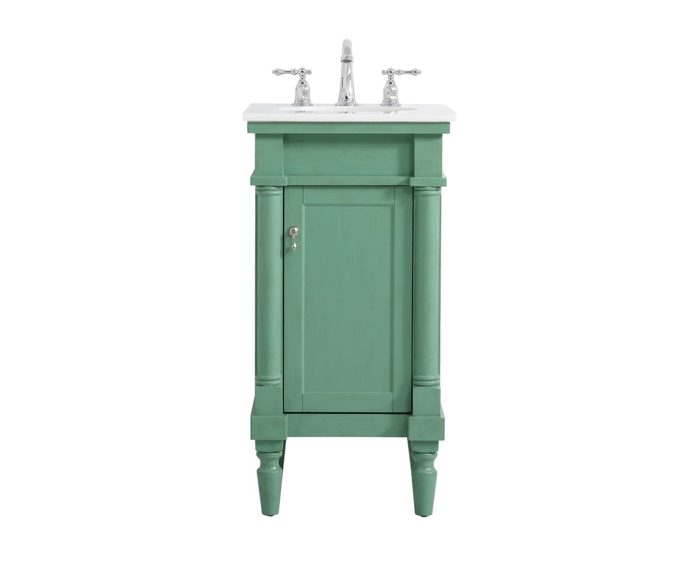 Elegant Lighting - VF13018VM-VW - Single Bathroom Vanity - Lexington - Vintage mint