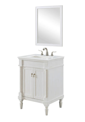 Elegant Lighting - VF13024AW-VW - Single Bathroom Vanity - Lexington - Antique White