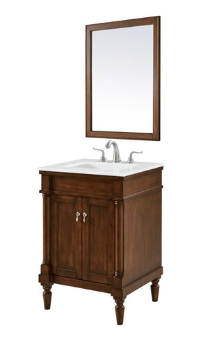 Elegant Lighting - VF13024WT-VW - Single Bathroom Vanity - Lexington - Walnut