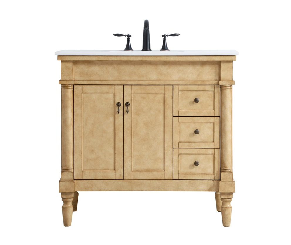 Elegant Lighting - VF13036AB-VW - Single Bathroom Vanity - Lexington - Antique bronze