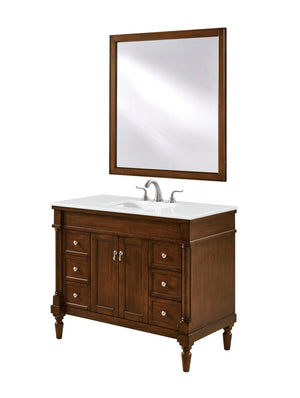 Elegant Lighting - VF13042WT-VW - Single Bathroom Vanity - Lexington - Walnut