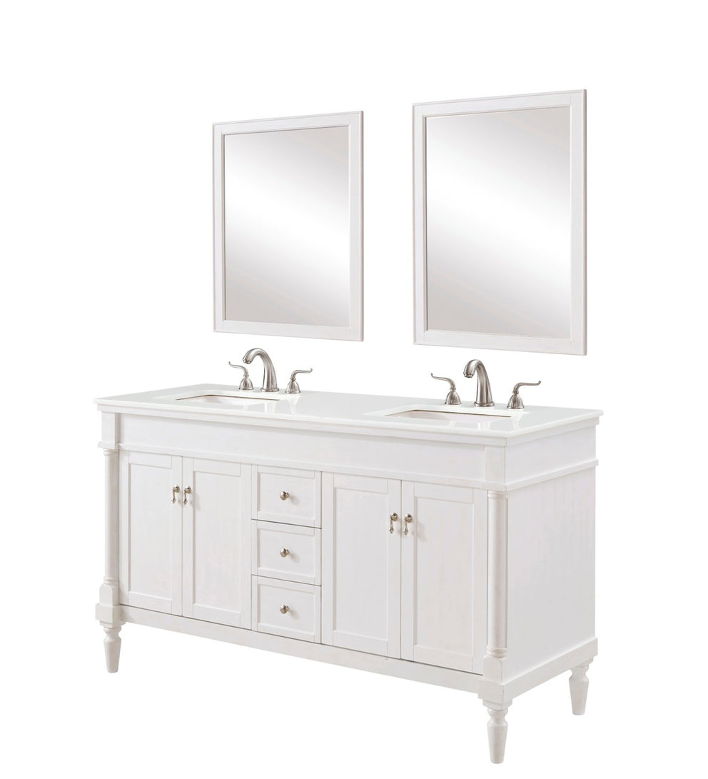Elegant Lighting - VF13060DAW-VW - Bathroom Vanity - Lexington - Antique white