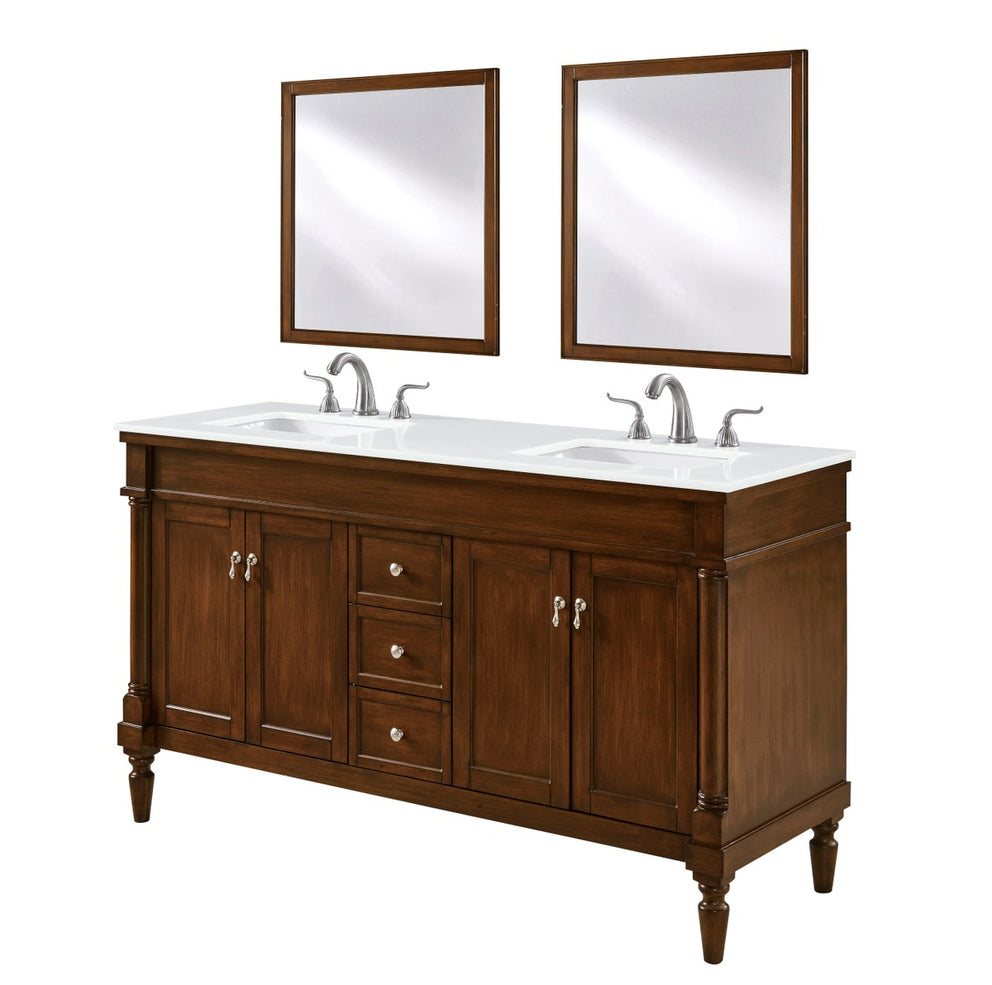 Elegant Lighting - VF13060DWT-VW - Bathroom Vanity - Lexington - Walnut