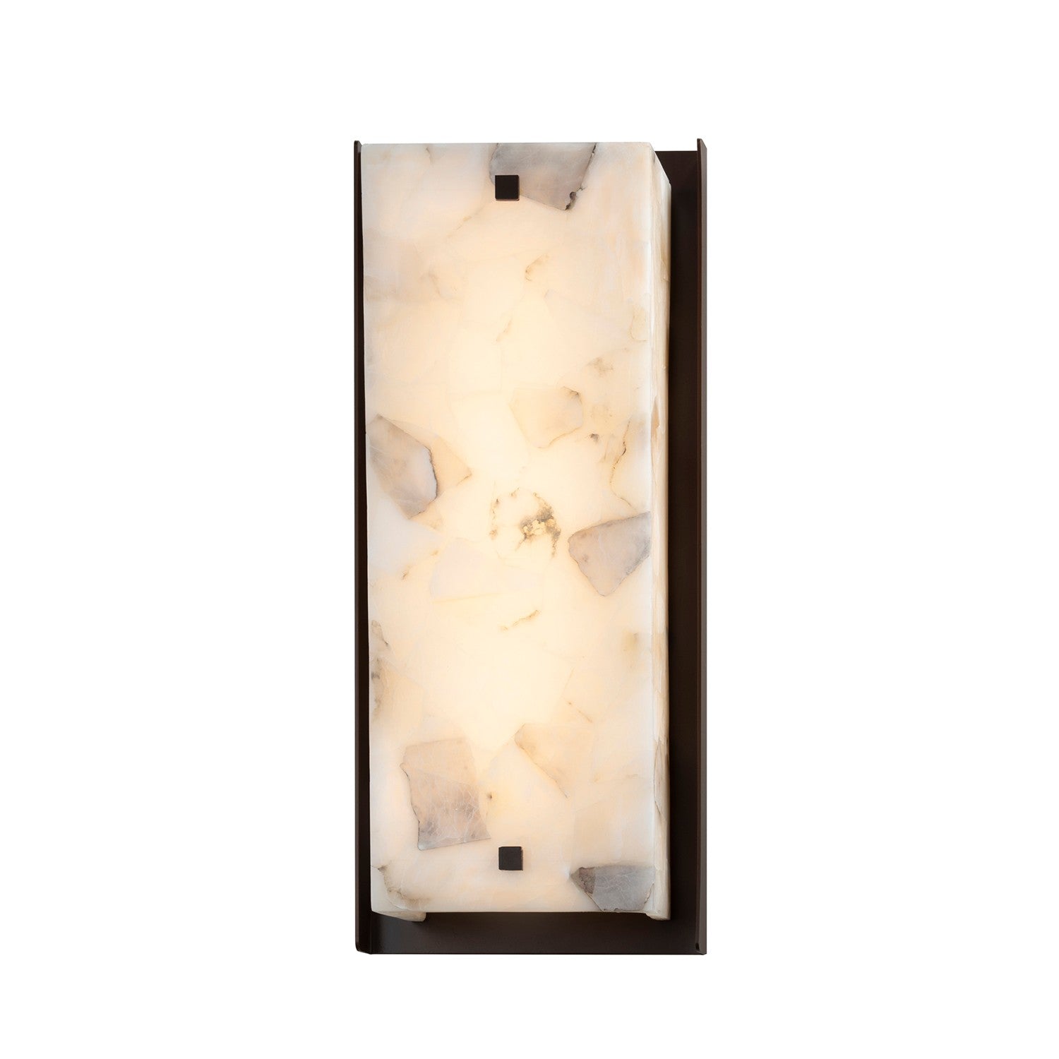 Justice Designs - ALR-7652W-DBRZ - LED Outdoor Wall Sconce - Alabaster Rocks - Dark Bronze