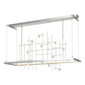 Hubbardton Forge - 139752-LED-STND-82-YG0500 - LED Pendant - Four Seasons - Vintage Platinum