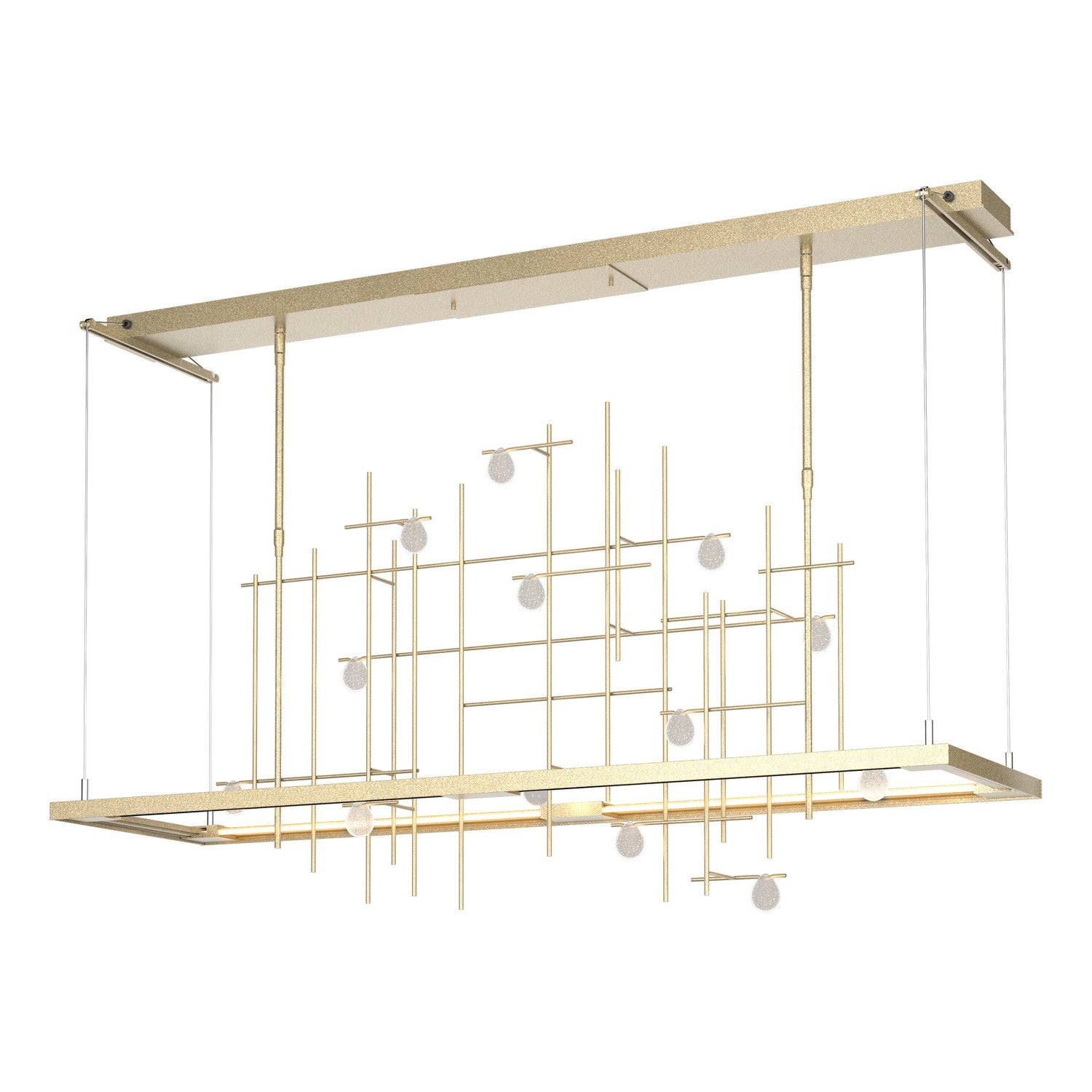 Hubbardton Forge - 139752-LED-STND-84-YG0500 - Spring LED Pendant - Four Seasons - Soft Gold
