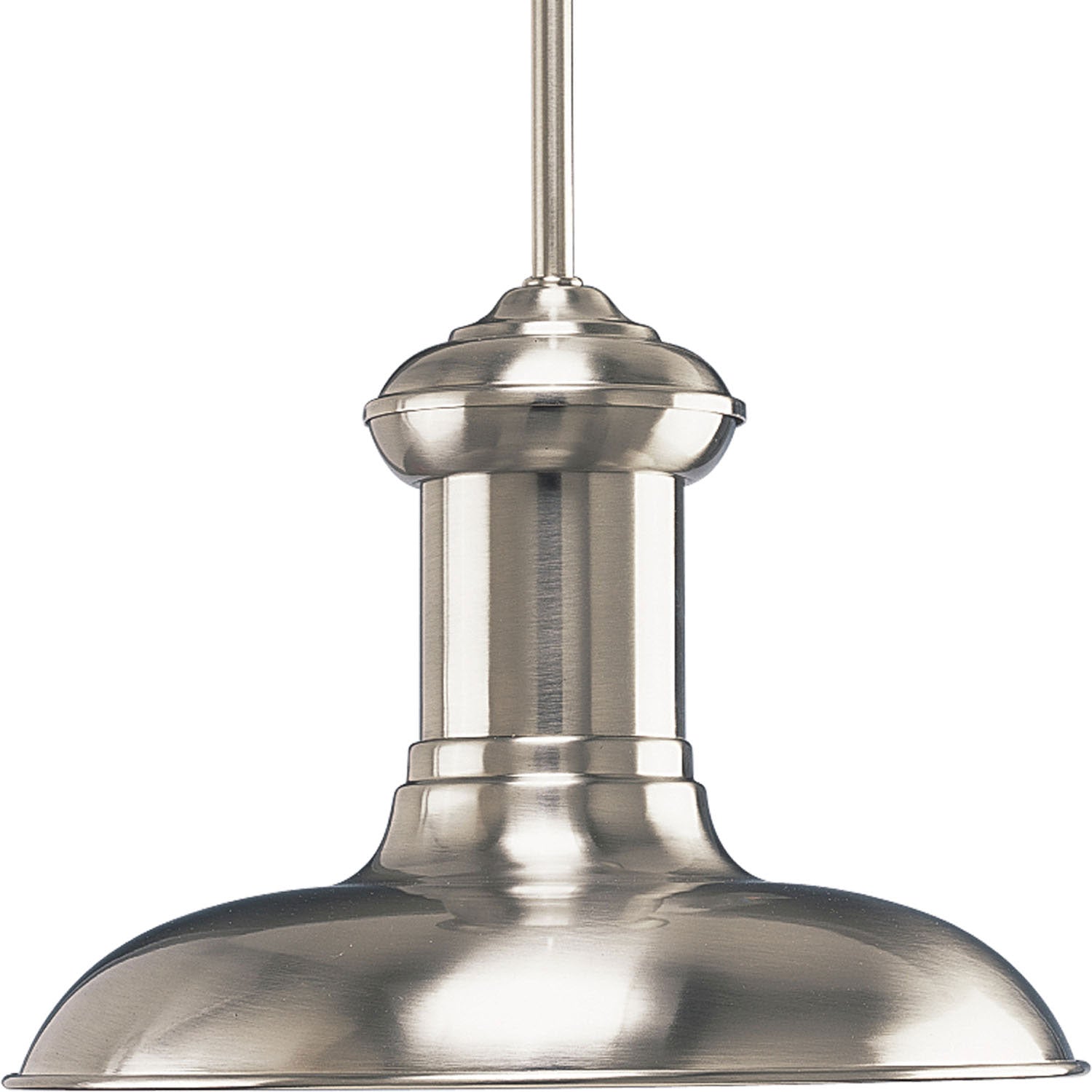 Progress Lighting - P5024-09 - One Light Pendant - Brookside - Brushed Nickel