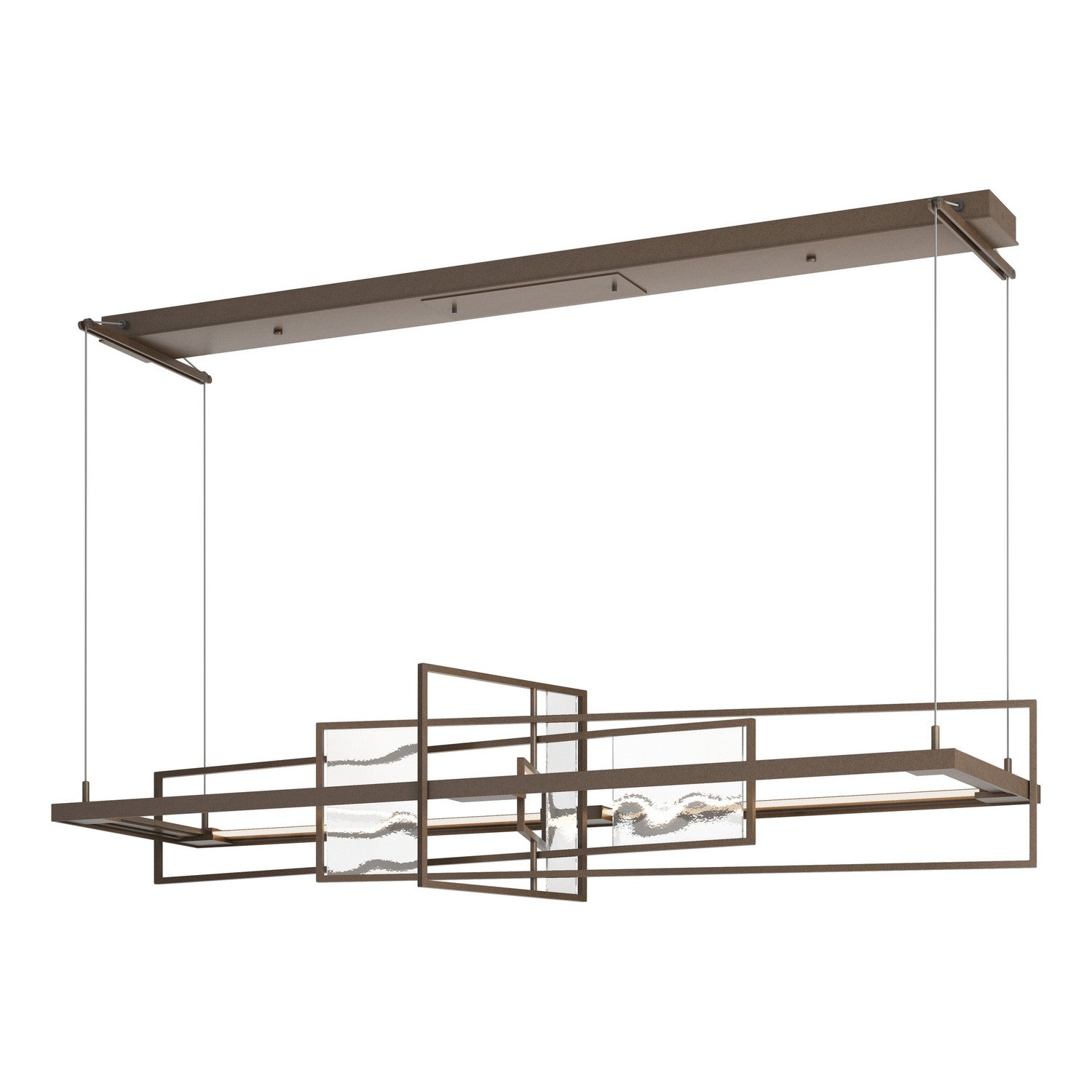 Hubbardton Forge - 139754-LED-STND-05-AQ - Summer LED Pendant - Four Seasons - Bronze
