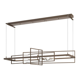 Hubbardton Forge - 139754-LED-STND-05-AQ - LED Pendant - Four Seasons - Bronze