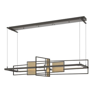 Hubbardton Forge - 139754-LED-STND-07-84 - LED Pendant - Four Seasons - Dark Smoke