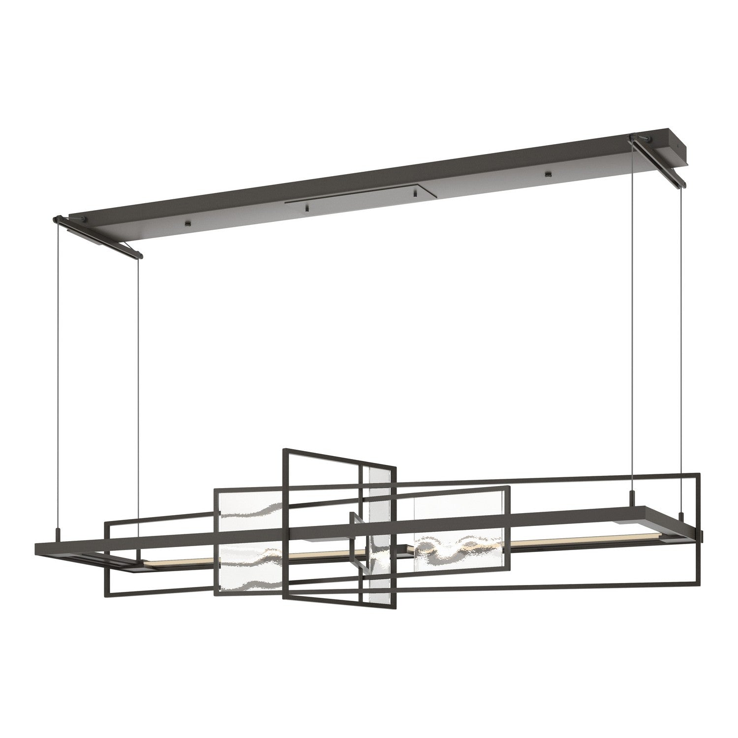 Hubbardton Forge - 139754-LED-STND-07-AQ - Summer LED Pendant - Four Seasons - Dark Smoke