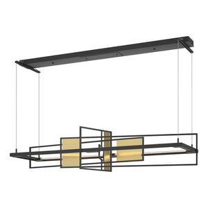 Hubbardton Forge - 139754-LED-STND-10-86 - LED Pendant - Four Seasons - Black