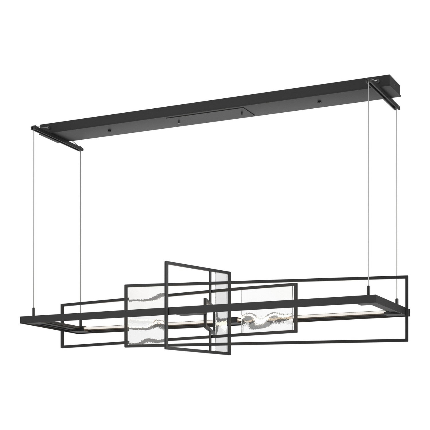Hubbardton Forge - 139754-LED-STND-10-AQ - Summer LED Pendant - Four Seasons - Black