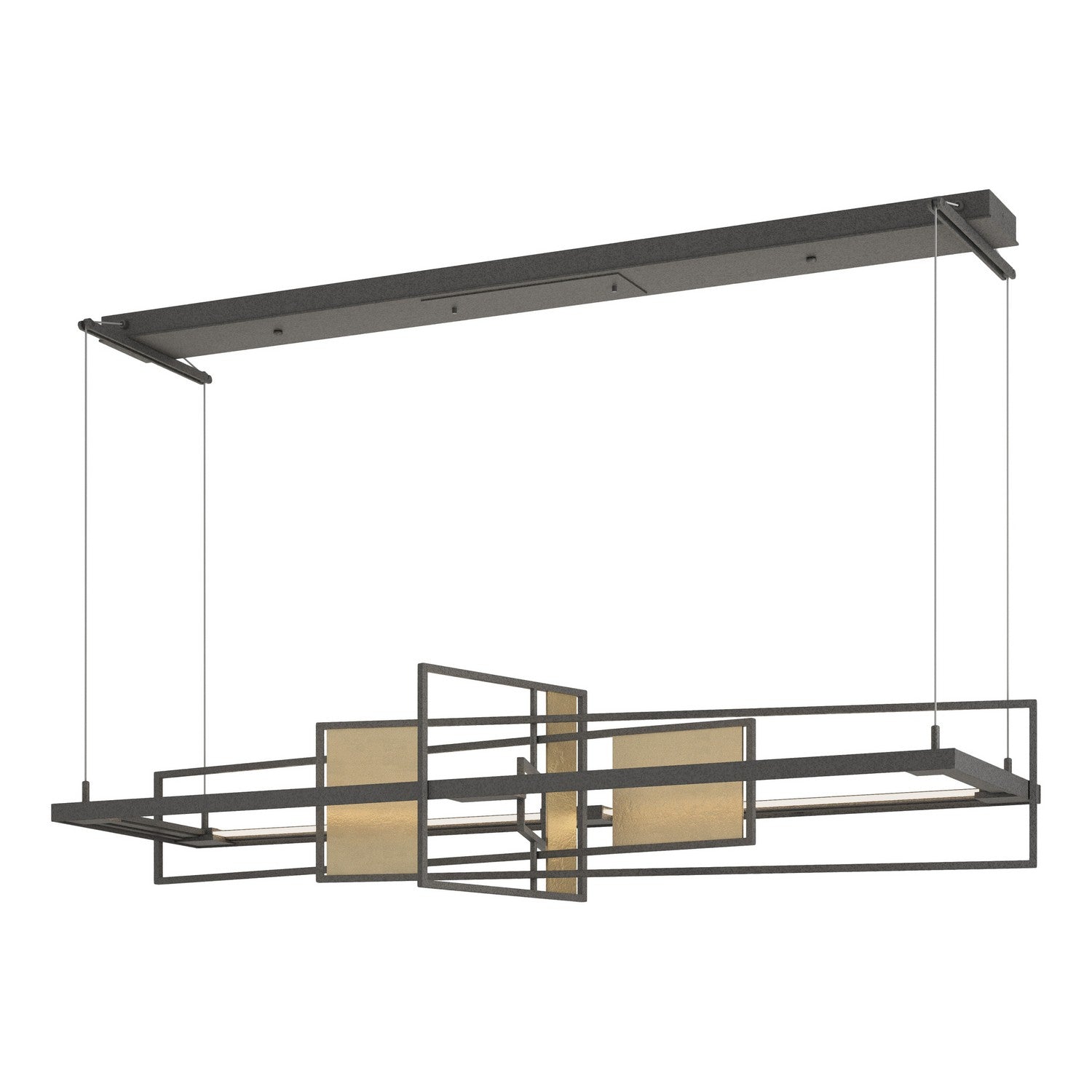 Hubbardton Forge - 139754-LED-STND-20-84 - Summer LED Pendant - Four Seasons - Natural Iron