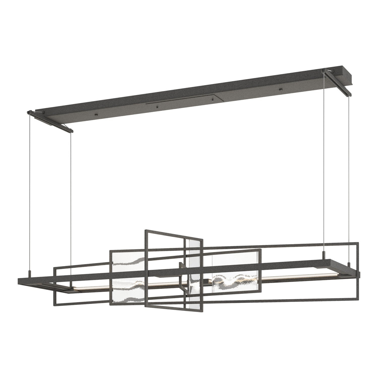 Hubbardton Forge - 139754-LED-STND-20-AQ - Summer LED Pendant - Four Seasons - Natural Iron