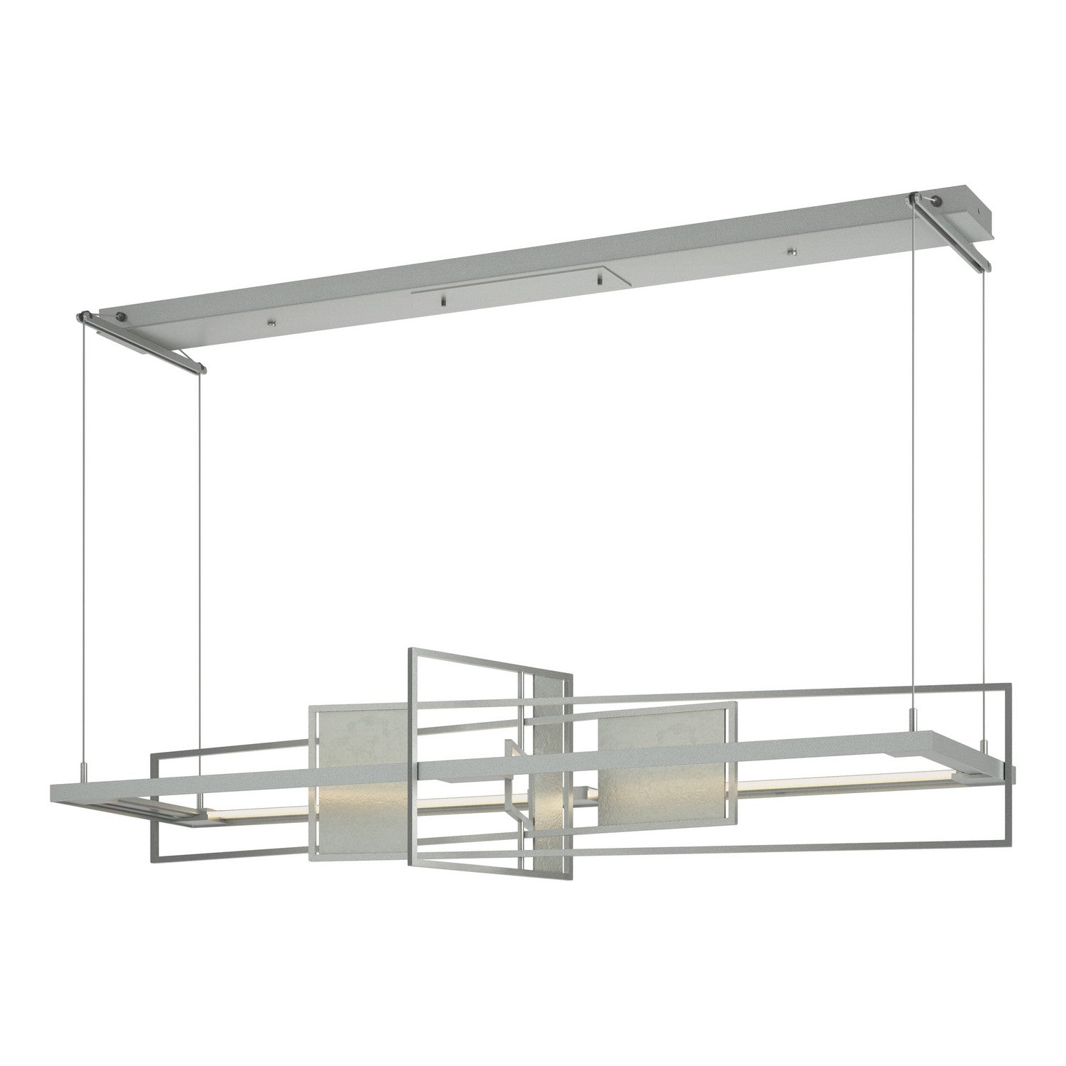Hubbardton Forge - 139754-LED-STND-82-82 - Summer LED Pendant - Four Seasons - Vintage Platinum