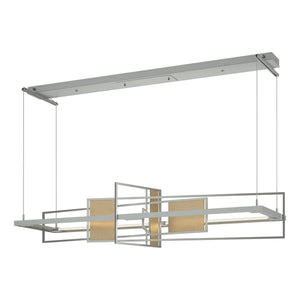 Hubbardton Forge - 139754-LED-STND-82-84 - LED Pendant - Four Seasons - Vintage Platinum