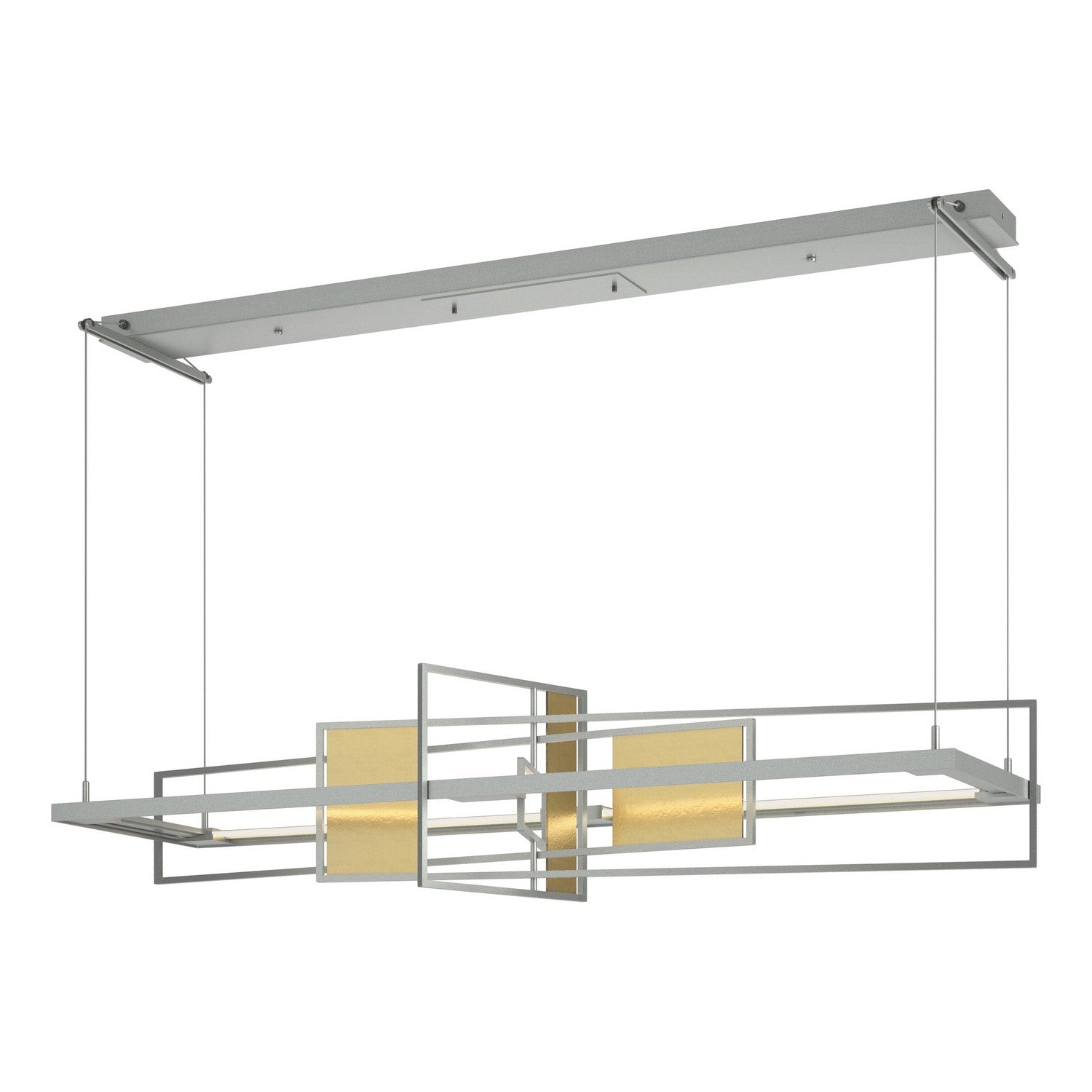Hubbardton Forge - 139754-LED-STND-82-86 - Summer LED Pendant - Four Seasons - Vintage Platinum