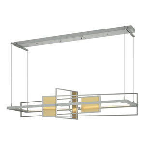 Hubbardton Forge - 139754-LED-STND-82-86 - LED Pendant - Four Seasons - Vintage Platinum