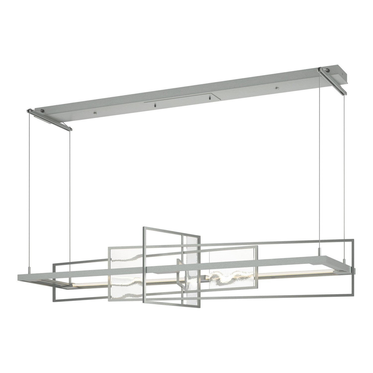 Hubbardton Forge - 139754-LED-STND-82-AQ - Summer LED Pendant - Four Seasons - Vintage Platinum