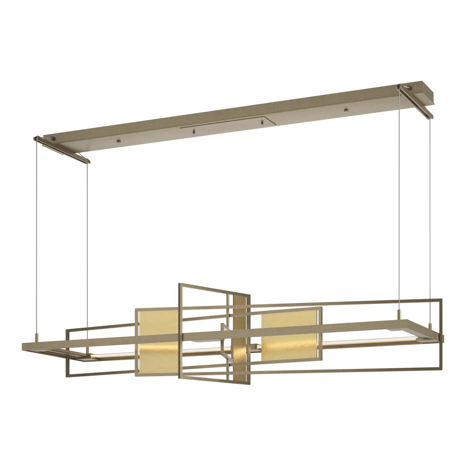 Hubbardton Forge - 139754-LED-STND-84-86 - Summer LED Pendant - Four Seasons - Soft Gold