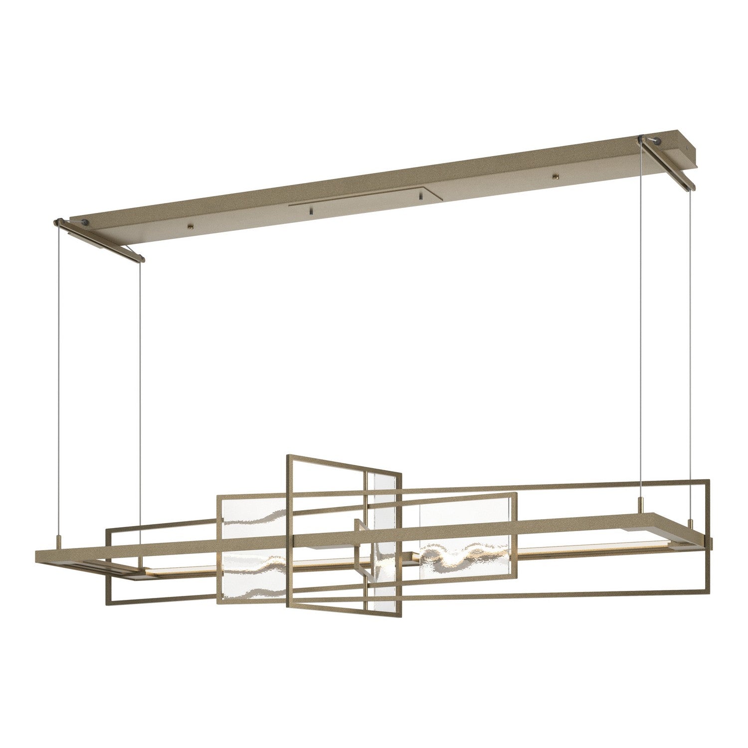 Hubbardton Forge - 139754-LED-STND-84-AQ - Summer LED Pendant - Four Seasons - Soft Gold