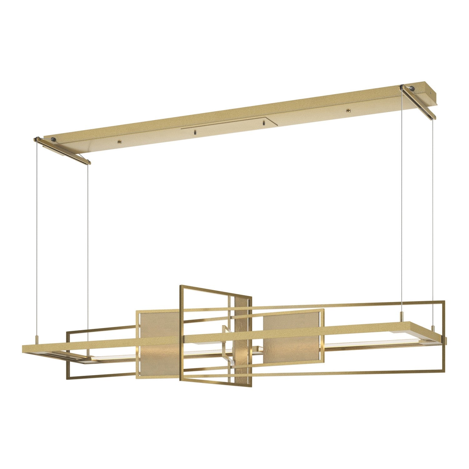 Hubbardton Forge - 139754-LED-STND-86-84 - LED Pendant - Four Seasons - Modern Brass