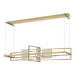 Hubbardton Forge - 139754-LED-STND-86-85 - LED Pendant - Four Seasons - Modern Brass