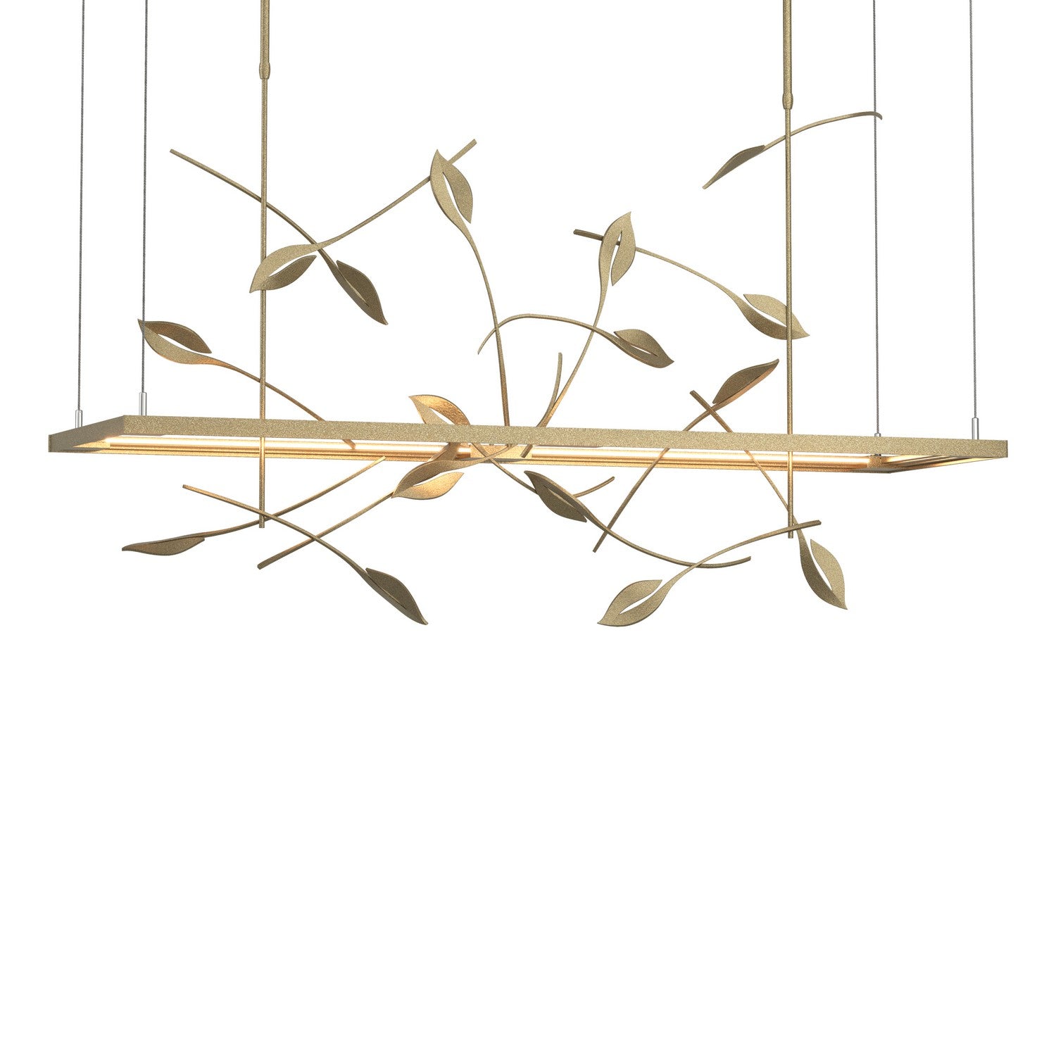 Hubbardton Forge - 139756-LED-LONG-84 - Autumn LED Pendant - Four Seasons - Soft Gold