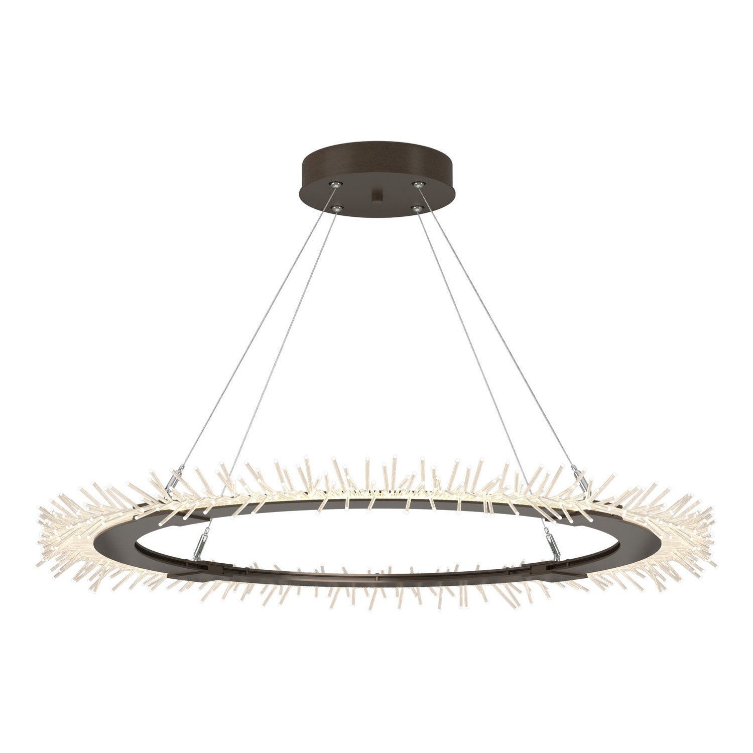 Hubbardton Forge - 139772-LED-STND-05 - LED Pendant - Anemone - Bronze