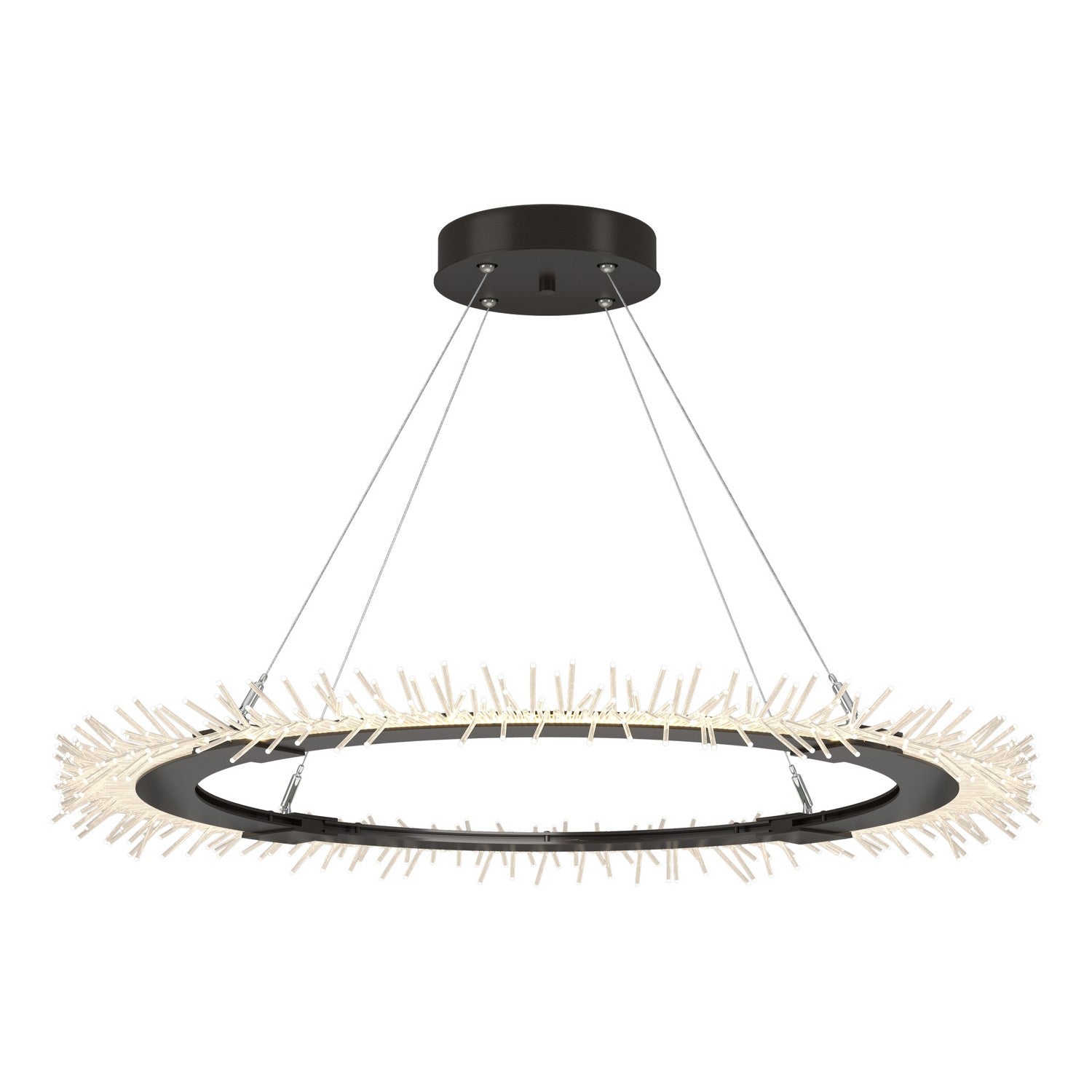 Hubbardton Forge - 139772-LED-STND-14 - Anemone Circular LED Pendant - Anemone - Oil Rubbed Bronze