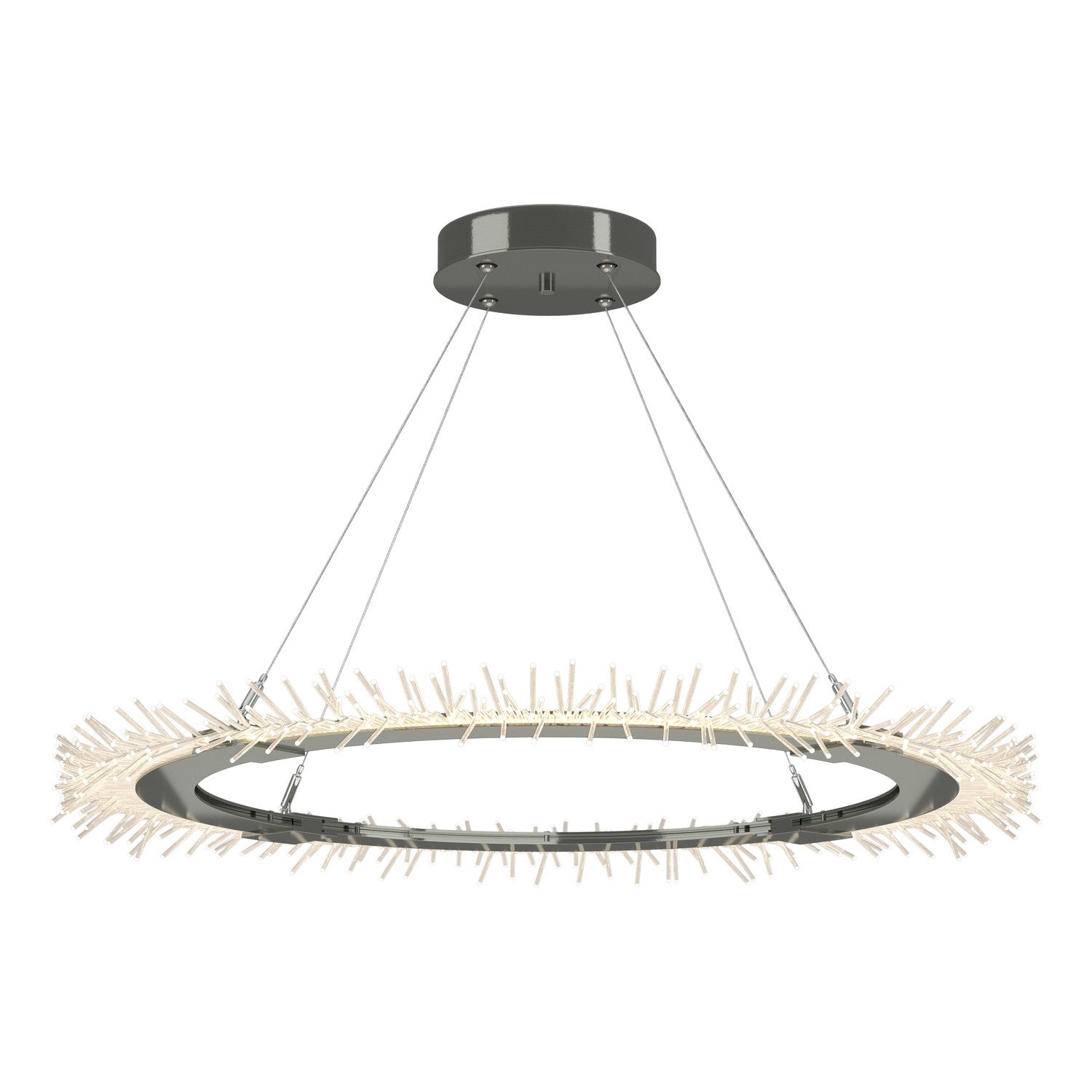 Hubbardton Forge - 139772-LED-STND-85 - Anemone Circular LED Pendant - Anemone - Sterling