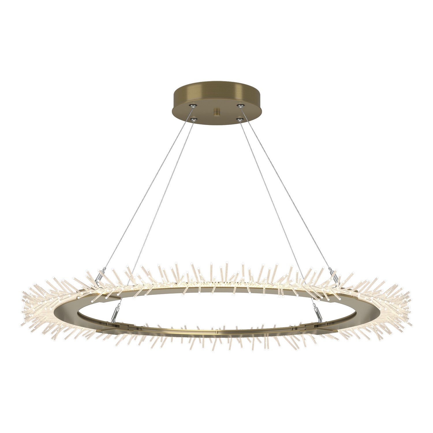 Hubbardton Forge - 139772-LED-STND-86 - LED Pendant - Anemone - Modern Brass