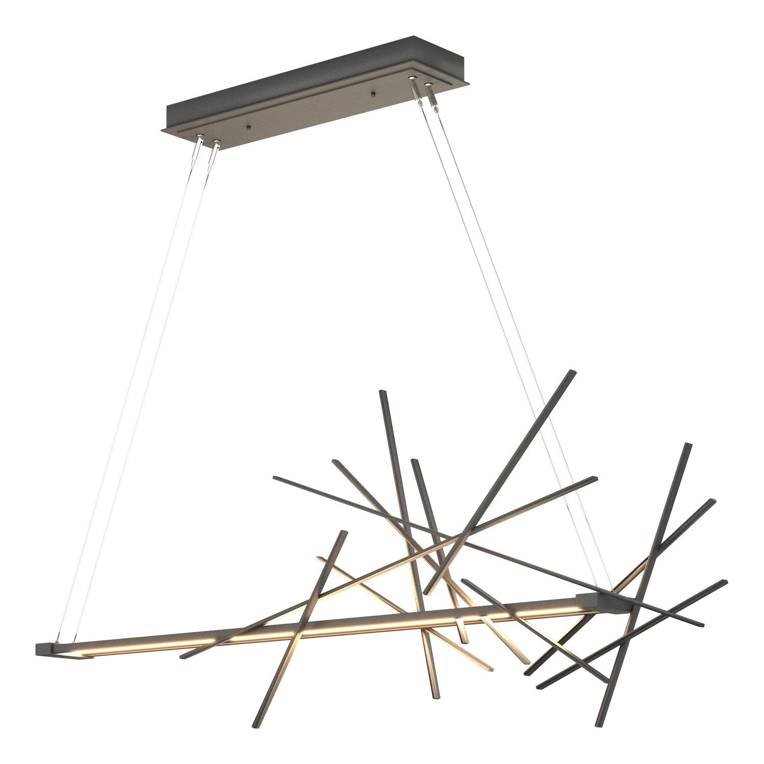 Hubbardton Forge - 139778-LED-STND-20 - Cascade LED Pendant - Cascade - Natural Iron