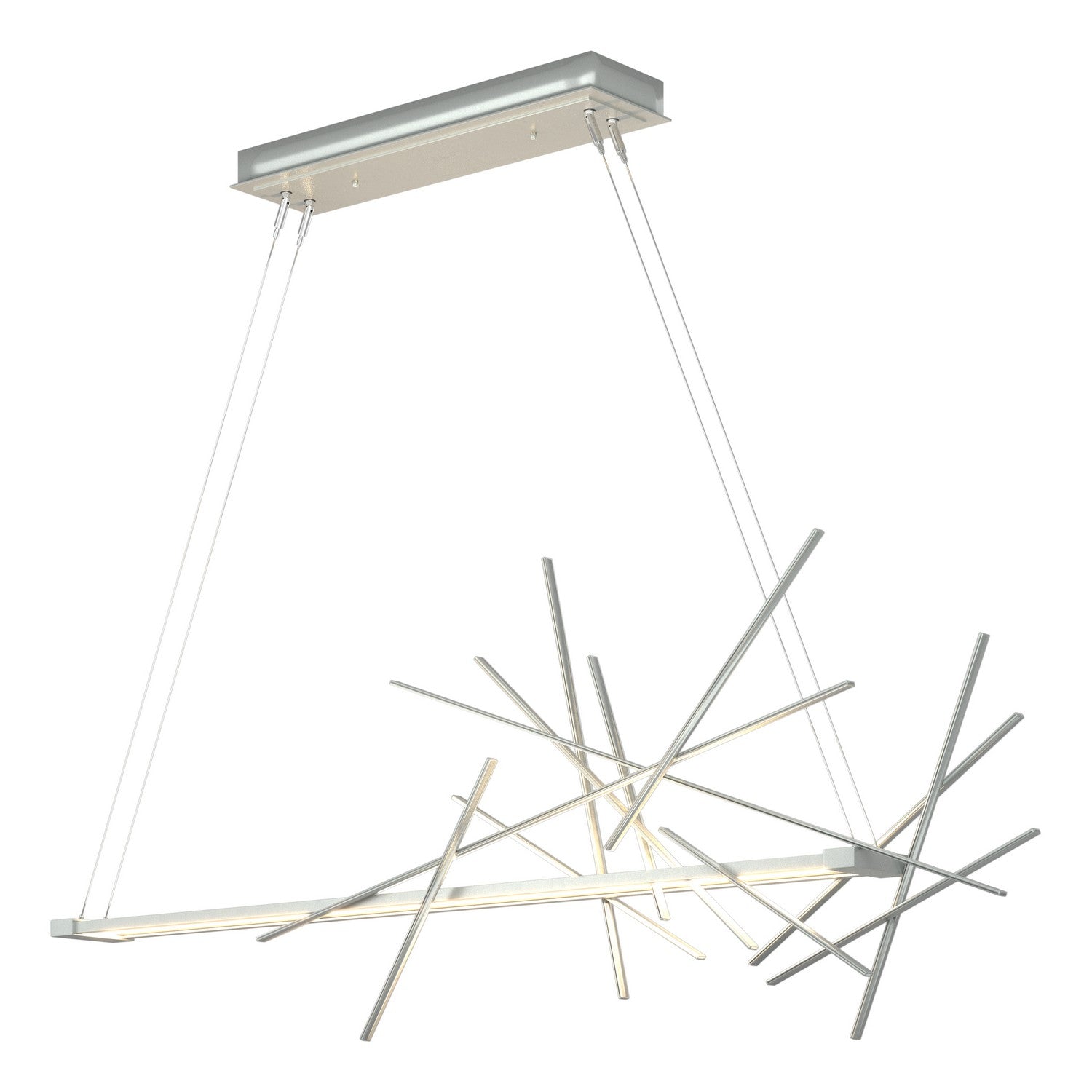 Hubbardton Forge - 139778-LED-STND-82 - Cascade LED Pendant - Cascade - Vintage Platinum