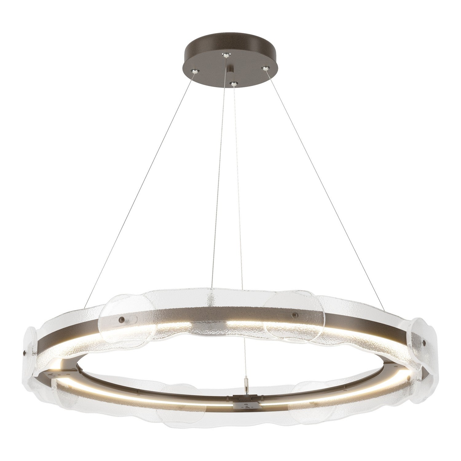 Hubbardton Forge - 139780-LED-STND-05-ZM0518 - Solstice LED Pendant - Solstice - Bronze