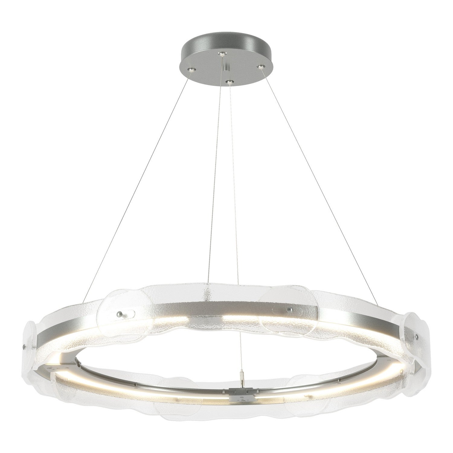 Hubbardton Forge - 139780-LED-STND-82-ZM0518 - Solstice LED Pendant - Solstice - Vintage Platinum