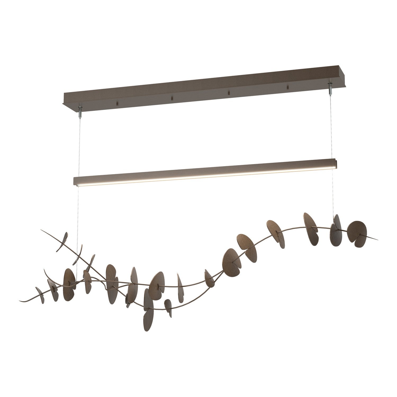 Hubbardton Forge - 139812-LED-STND-05-05 - Lily LED Pendant - Lily - Bronze