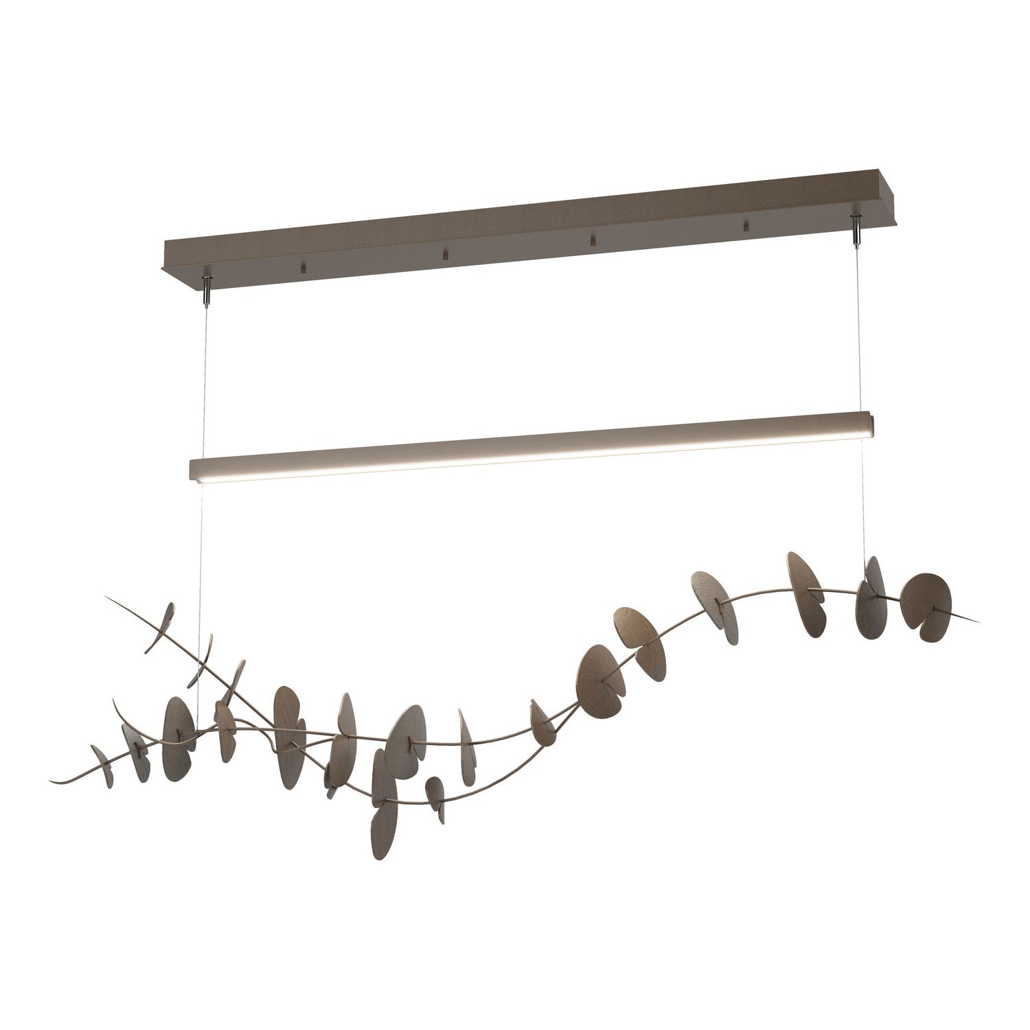 Hubbardton Forge - 139812-LED-STND-05-07 - Lily LED Pendant - Lily - Bronze