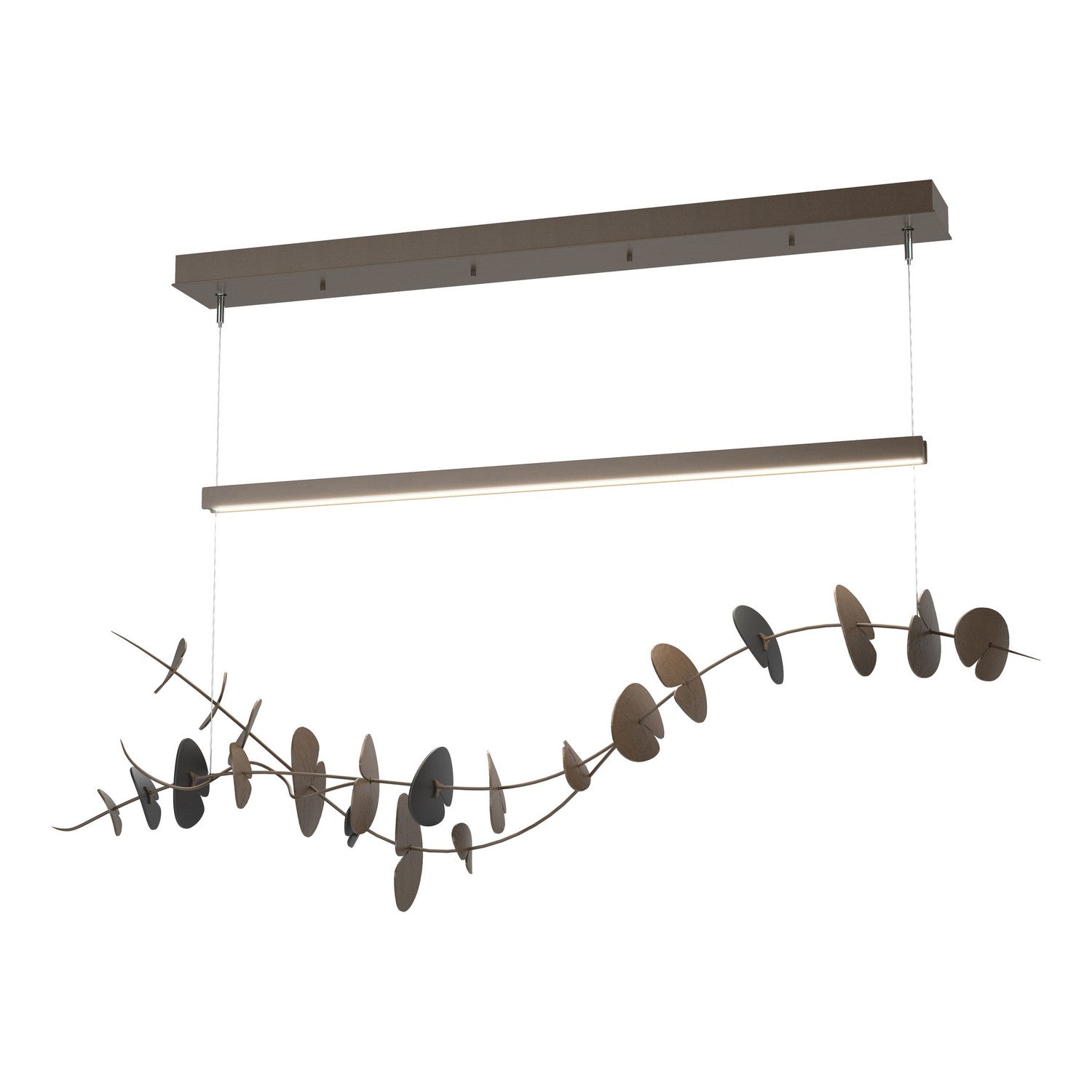 Hubbardton Forge - 139812-LED-STND-05-10 - Lily LED Pendant - Lily - Bronze