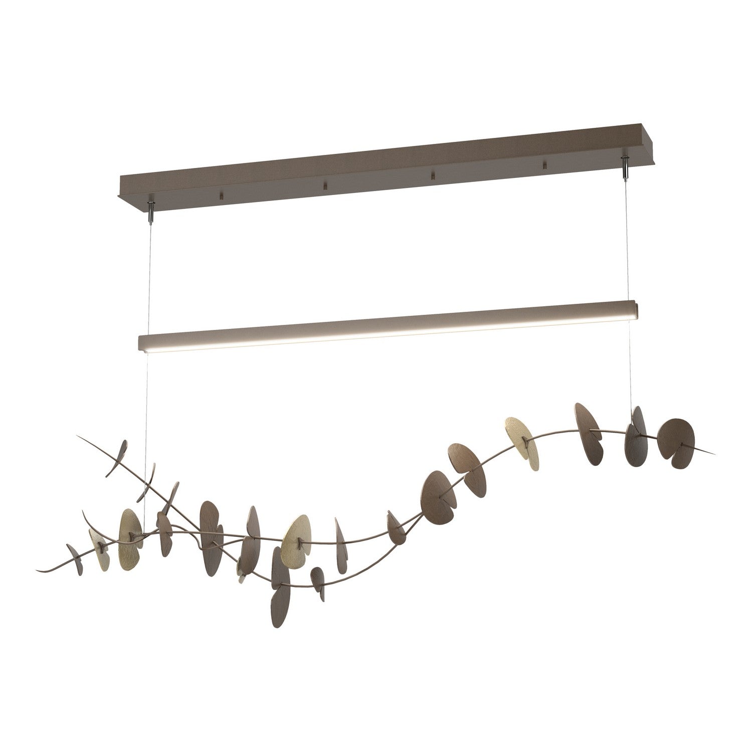 Hubbardton Forge - 139812-LED-STND-05-86 - Lily LED Pendant - Lily - Bronze