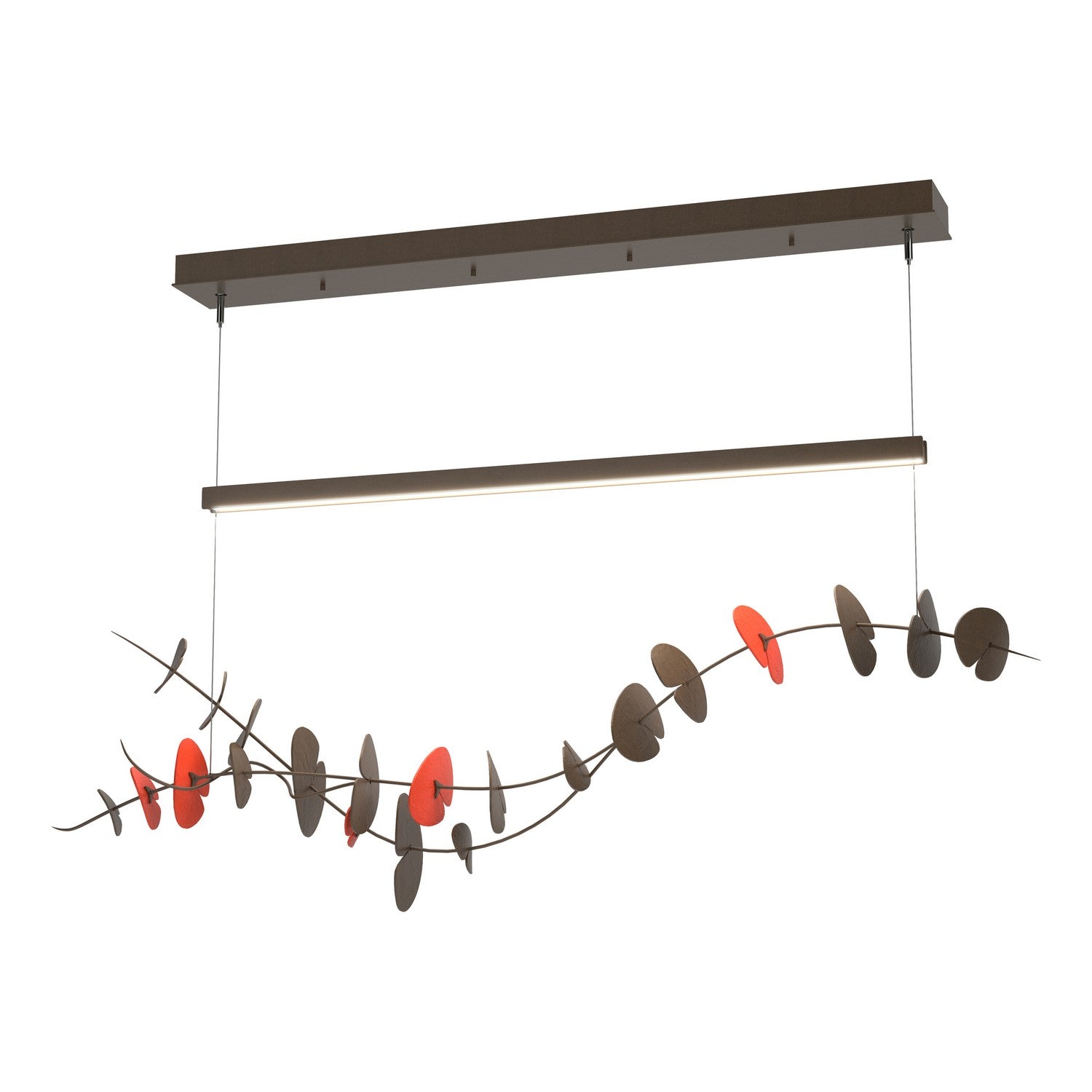 Hubbardton Forge - 139812-LED-STND-05-90 - Lily LED Pendant - Lily - Bronze