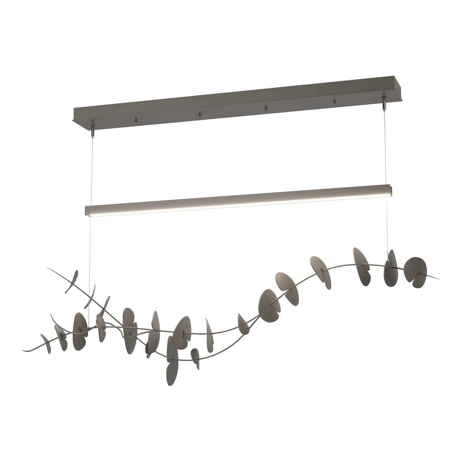Hubbardton Forge - 139812-LED-STND-07-07 - Lily LED Pendant - Lily - Dark Smoke