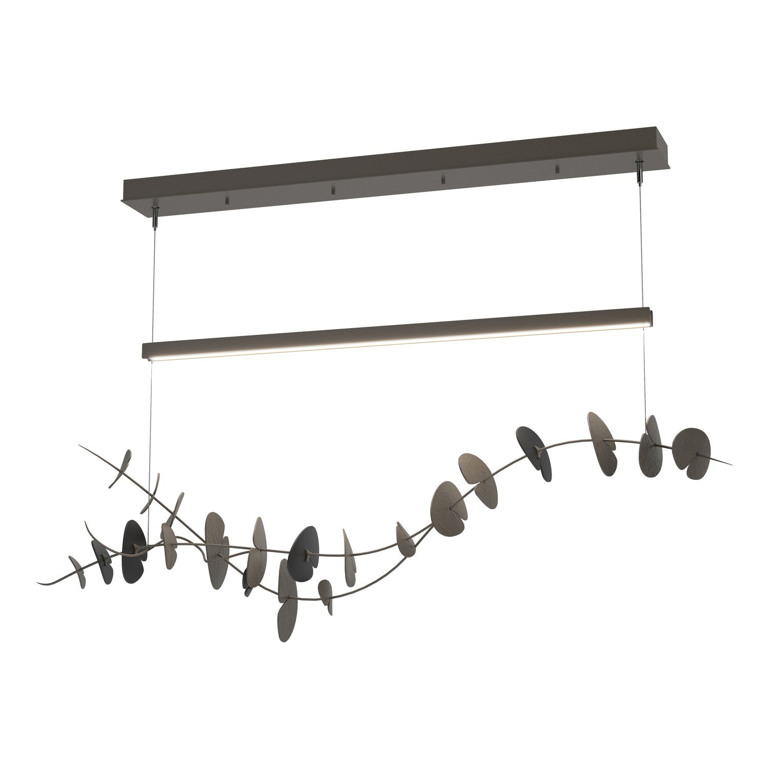 Hubbardton Forge - 139812-LED-STND-07-10 - Lily LED Pendant - Lily - Dark Smoke