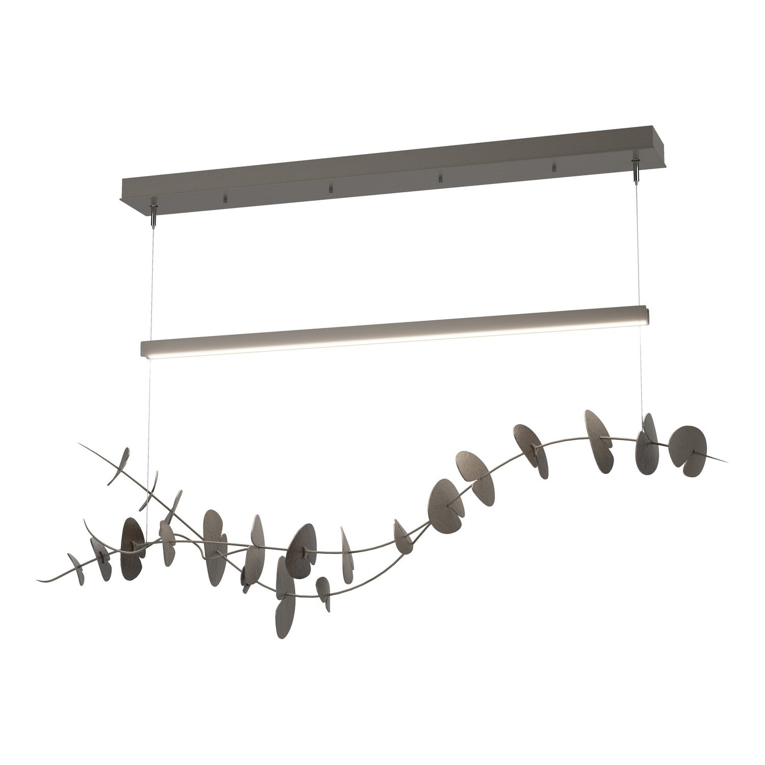 Hubbardton Forge - 139812-LED-STND-07-14 - Lily LED Pendant - Lily - Dark Smoke