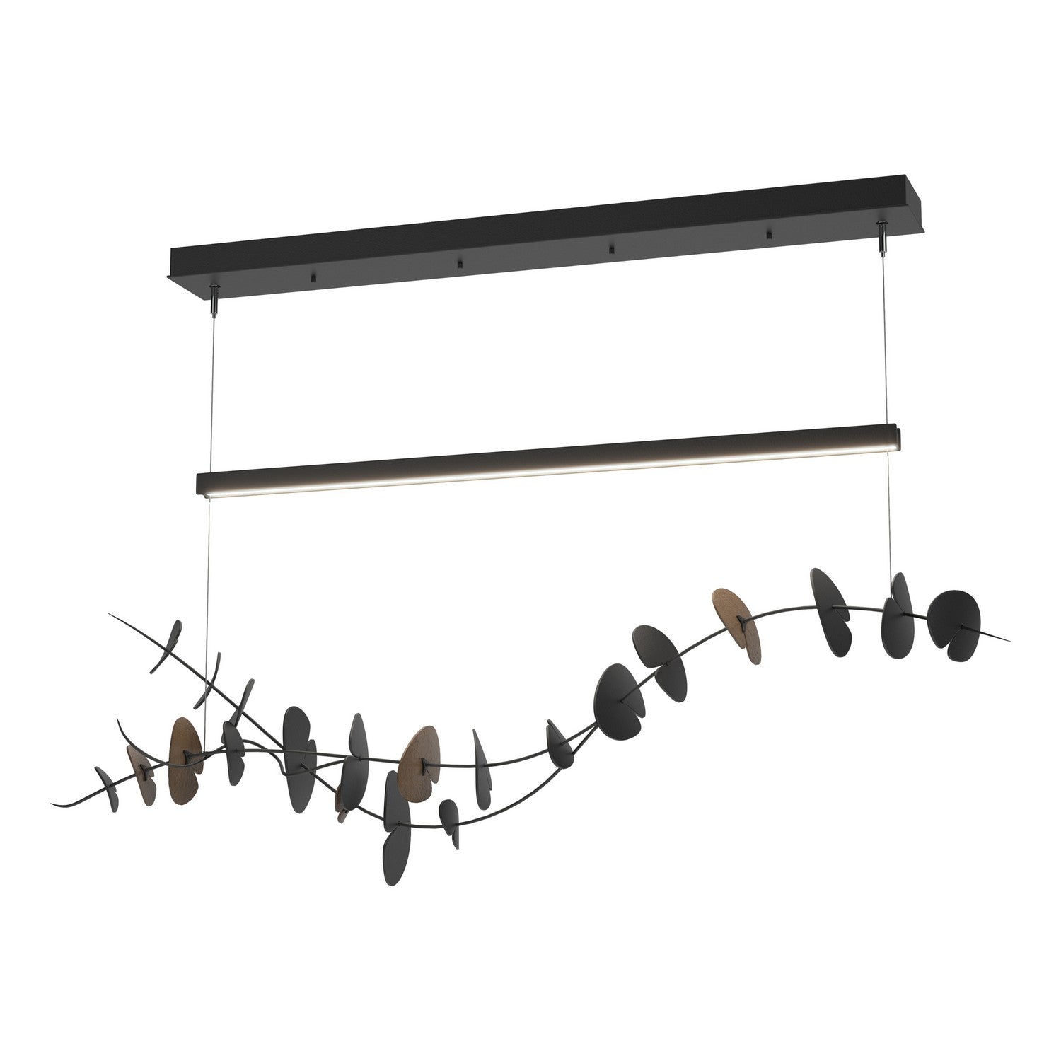 Hubbardton Forge - 139812-LED-STND-10-05 - Lily LED Pendant - Lily - Black