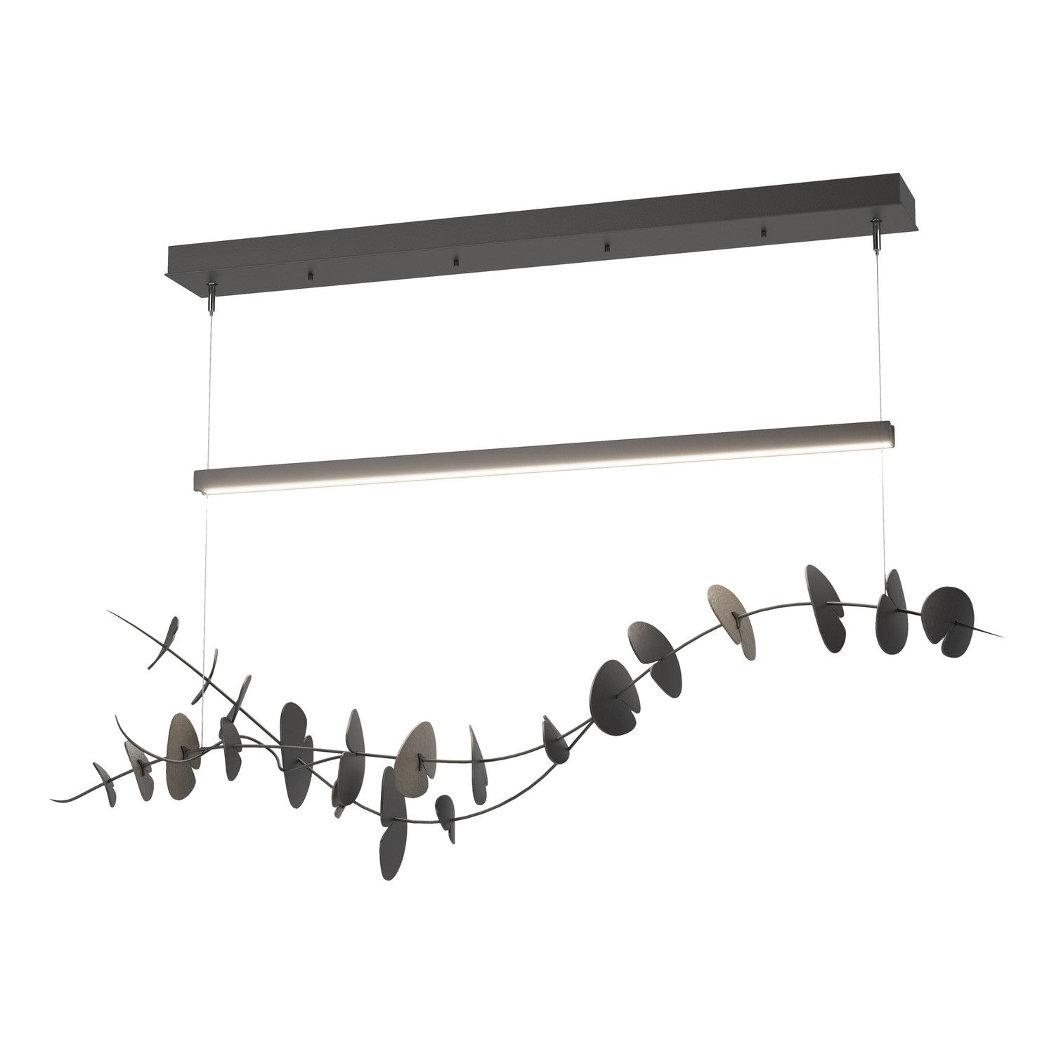 Hubbardton Forge - 139812-LED-STND-10-07 - Lily LED Pendant - Lily - Black