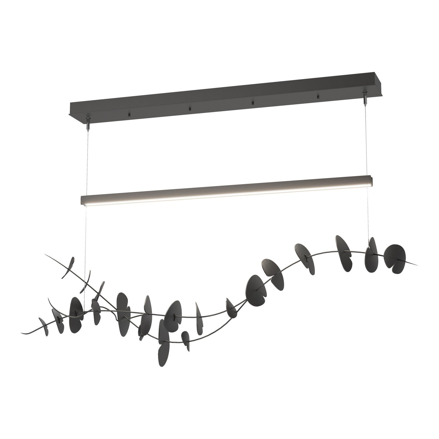 Hubbardton Forge - 139812-LED-STND-10-10 - Lily LED Pendant - Lily - Black